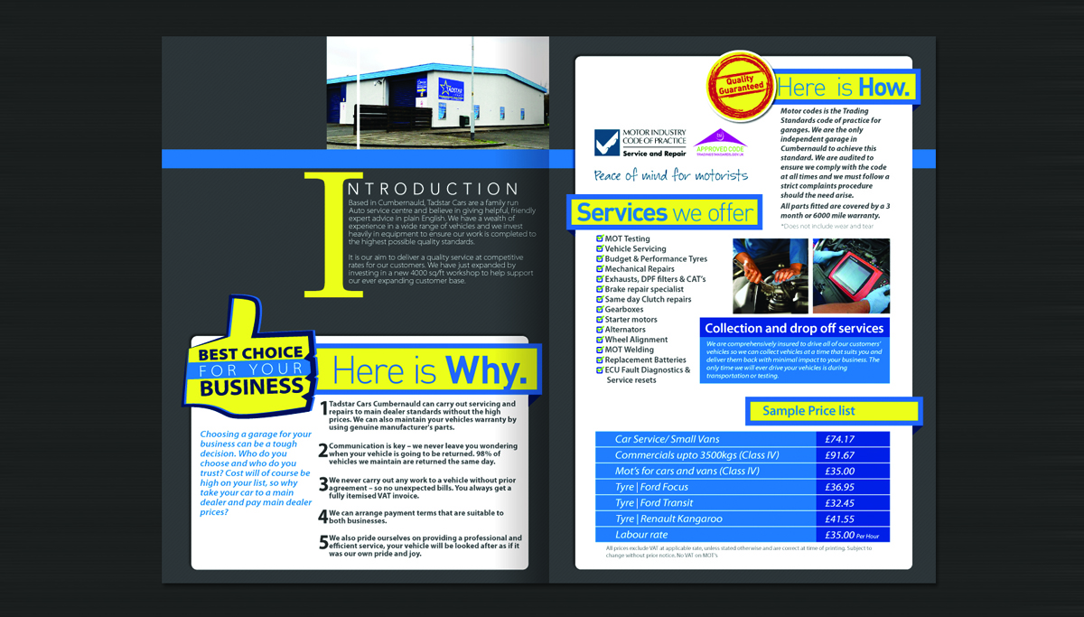 Brochure Design by Ritesh Singh for Tadstar Ltd | Design #2203384