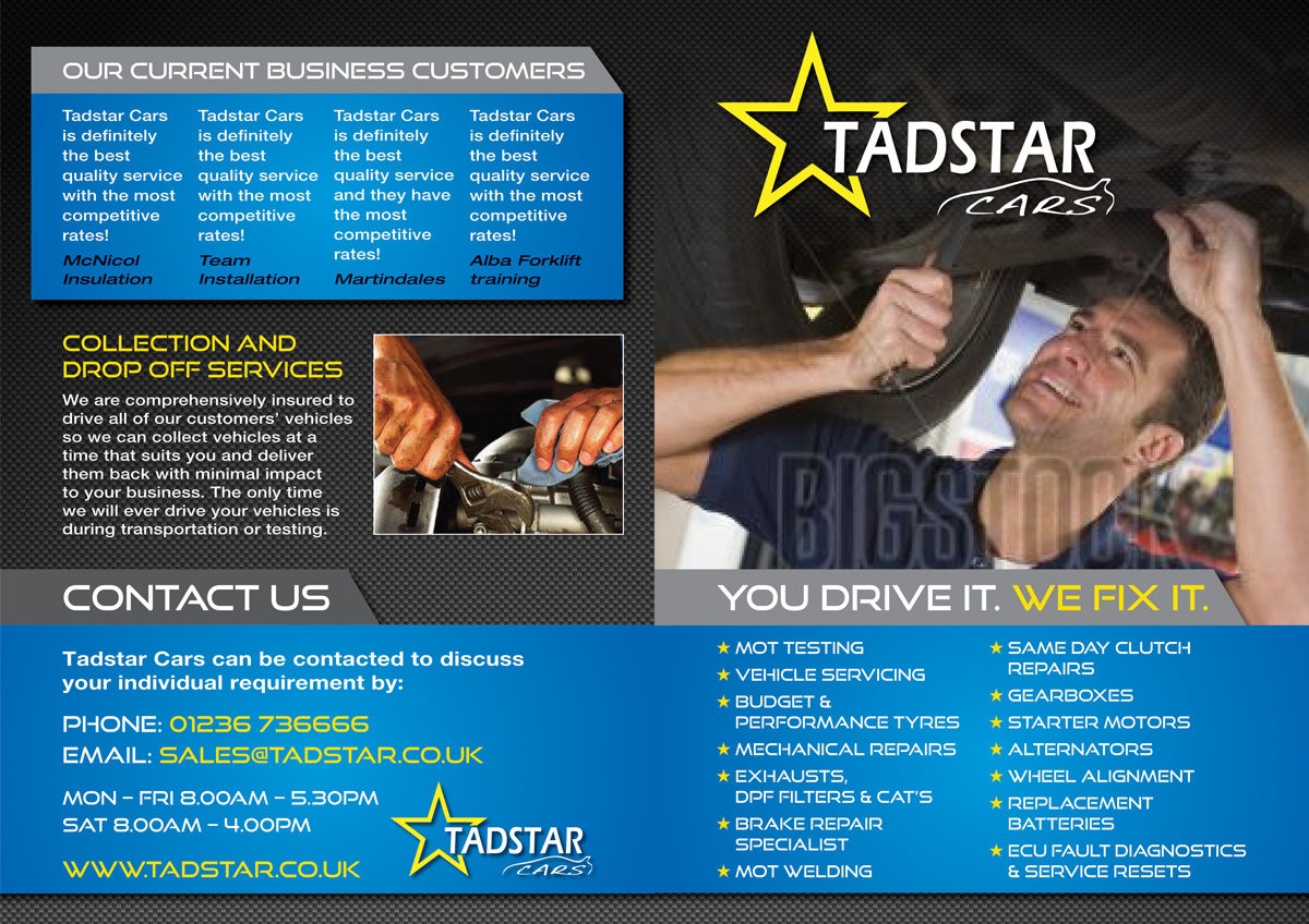 Brochure Design by Ekanite for Tadstar Ltd | Design #2183509