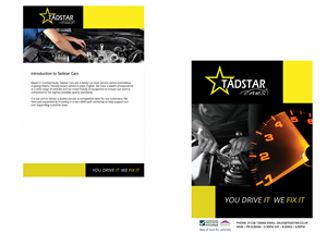 Brochure Design by roopaljain for Tadstar Ltd | Design: #2201020