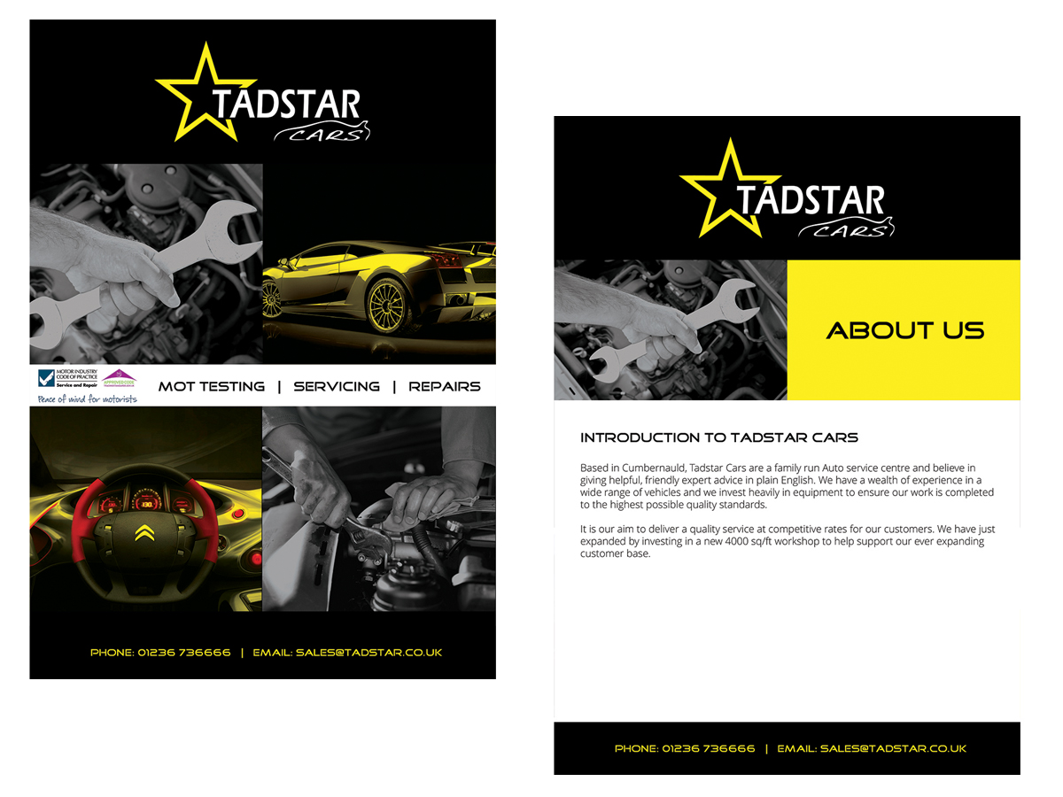 Brochure Design by roopaljain for Tadstar Ltd | Design #2241824