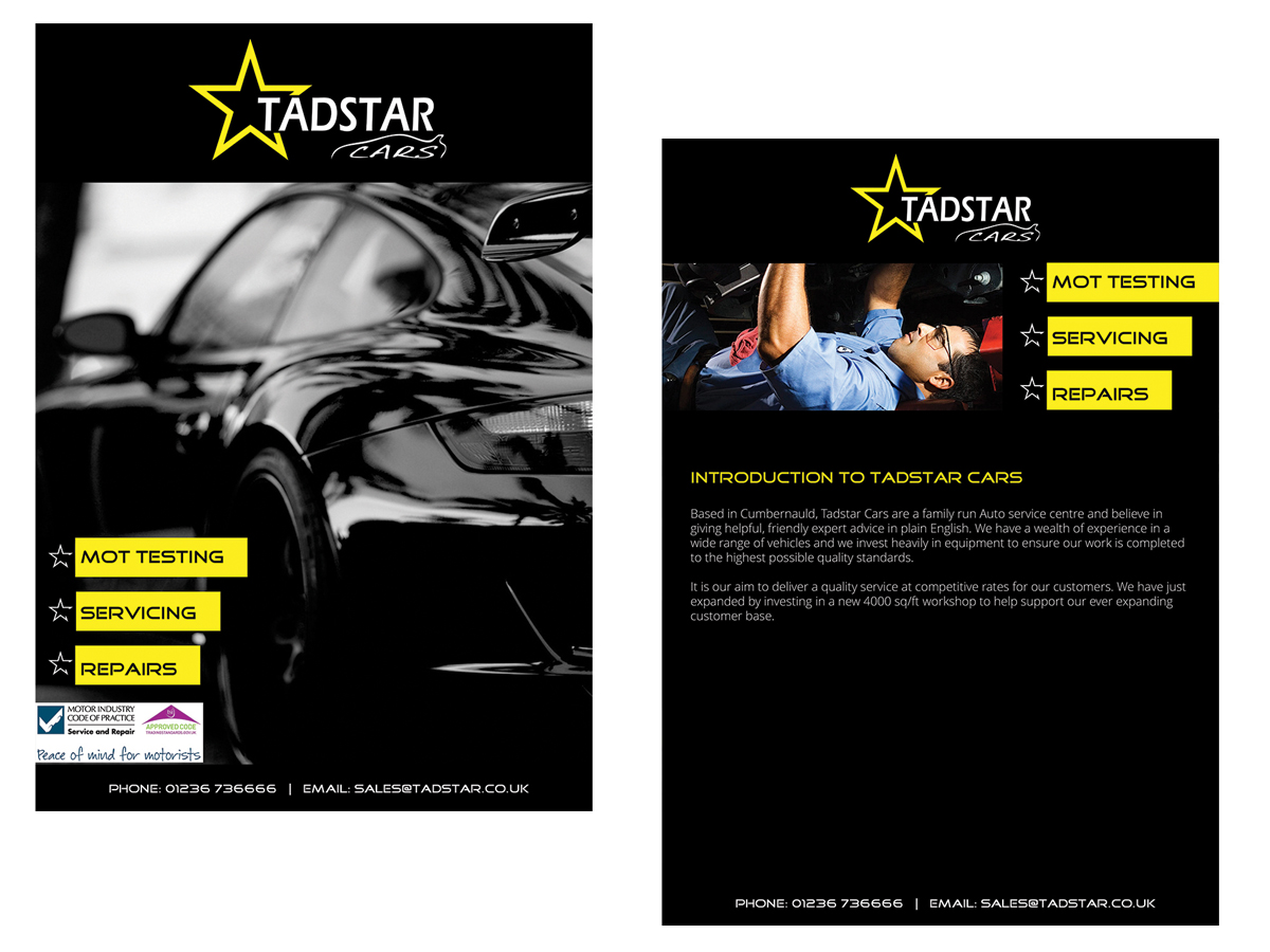 Brochure Design by roopaljain for Tadstar Ltd | Design #2241837