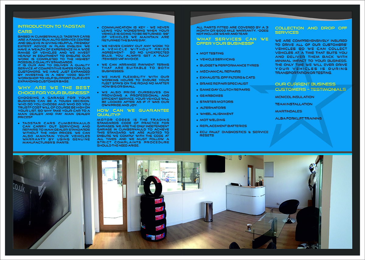 Broschüren-Design von dkthedon für Tadstar Ltd | Design #2234256