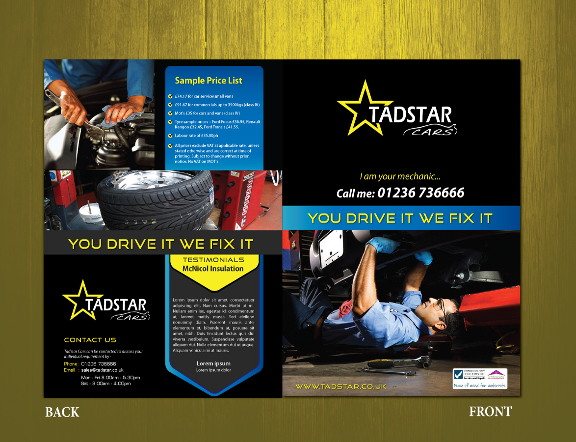 Brochure Design by meet007 for Tadstar Ltd | Design #2248967