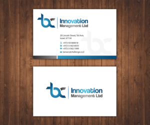 Design de Carte de Visite par Stylez Designz pour TBC Innovation Management Inc. | Design : #10403357