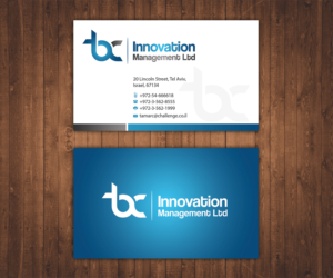Design de Carte de Visite par Stylez Designz pour TBC Innovation Management Inc. | Design : #10403359