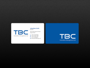 Business Card Design by Creations Box 2015 for TBC Innovation Management Inc. | Design: #10325165
