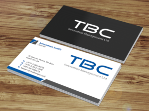 Business Card Design by Creations Box 2015 for TBC Innovation Management Inc. | Design: #10325169