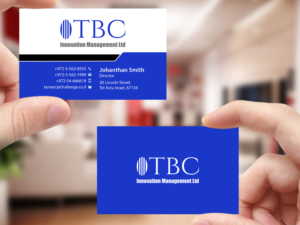 Business Card Design by Creations Box 2015 for TBC Innovation Management Inc. | Design: #10325180