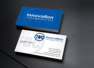 Business Card Design by Creations Box 2015 for TBC Innovation Management Inc. | Design: #10325183
