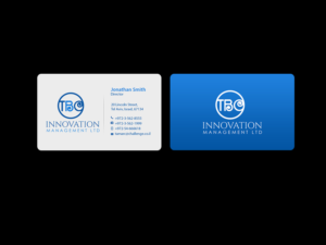 Design de Carte de Visite par Creations Box 2015 pour TBC Innovation Management Inc. | Design : #10344070
