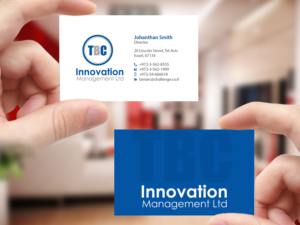 Business Card Design by Creations Box 2015 for TBC Innovation Management Inc. | Design: #10344073