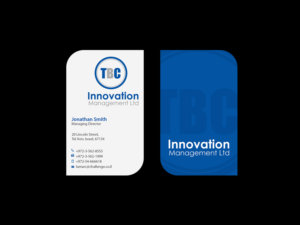 Design de Carte de Visite par Creations Box 2015 pour TBC Innovation Management Inc. | Design : #10344080