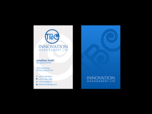 Business Card Design by Creations Box 2015 for TBC Innovation Management Inc. | Design: #10370758
