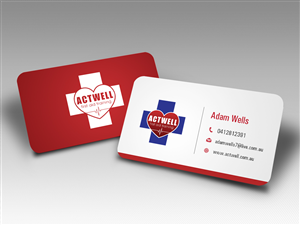 Diseño de Tarjeta de Presentación por Owaisias para ACTWell First Aid Training | Diseño: #2174212