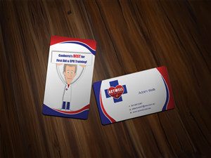 Diseño de Tarjeta de Presentación por Scorpius design para ACTWell First Aid Training | Diseño: #2187028