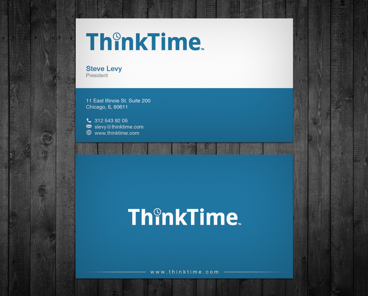 Visitenkarten-Design von WebixBD für ThinkTime  | Design #10304496