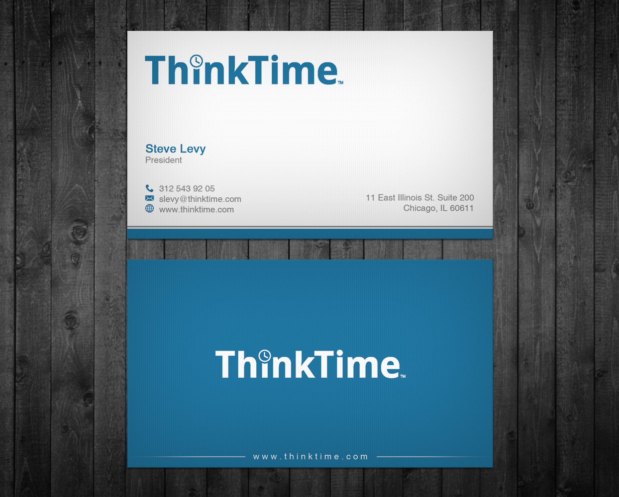 Visitenkarten-Design von WebixBD für ThinkTime  | Design #10304603