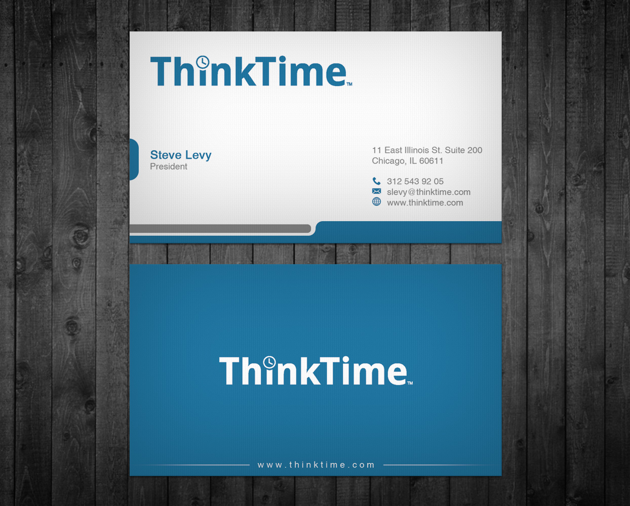 Business Card Design by WebixBD for ThinkTime  | Design #10304639