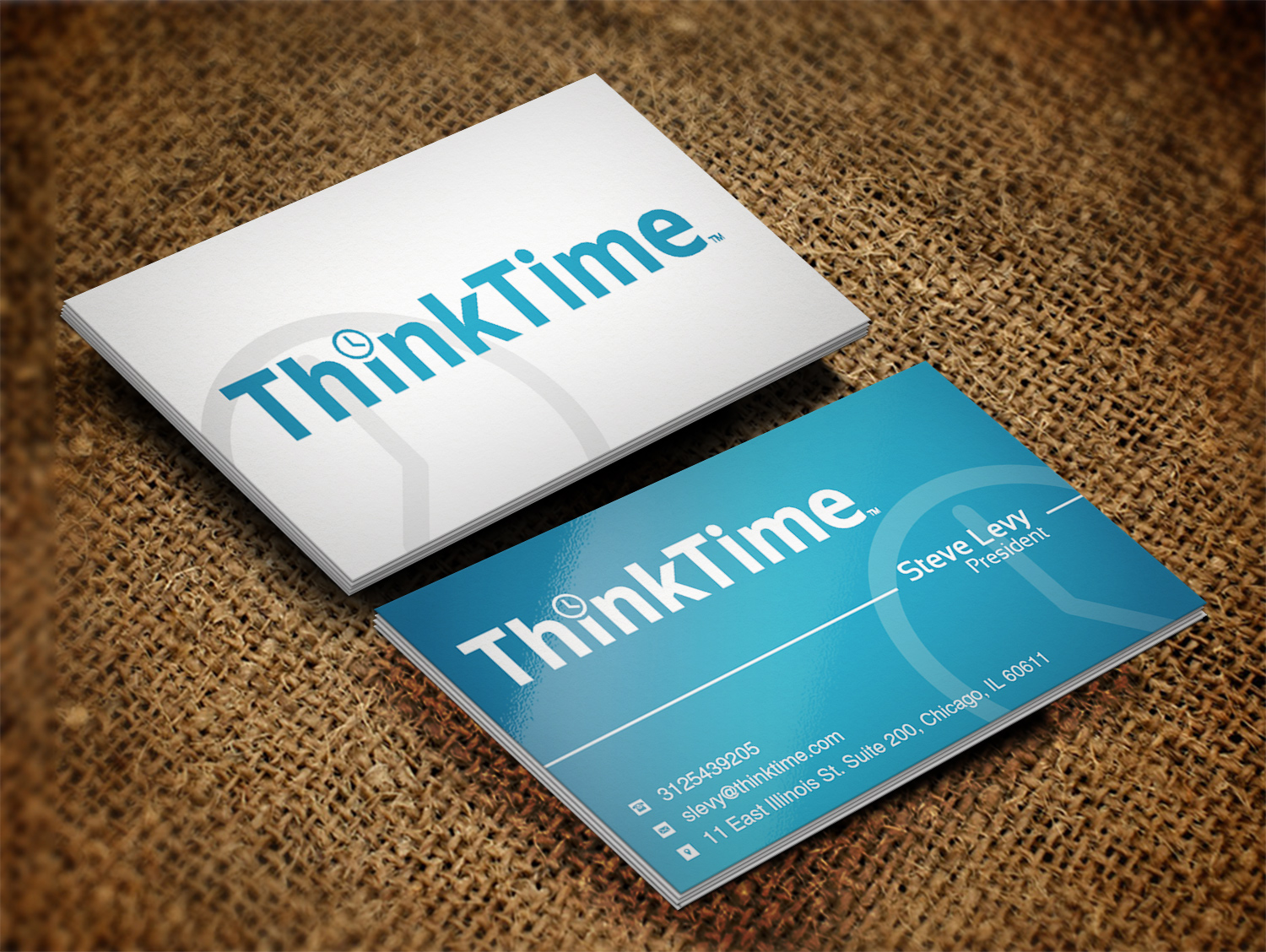 Visitenkarten-Design von Lanka Ama für ThinkTime  | Design #10302578