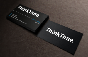 Business Card Design by Lanka Ama for ThinkTime  | Design: #10302585