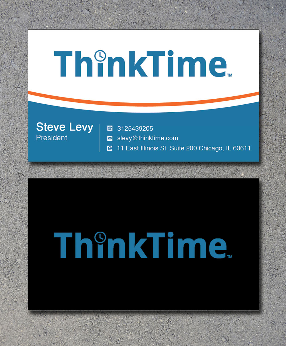 Visitenkarten-Design von Lanka Ama für ThinkTime  | Design #10302605