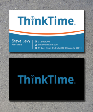 Business Card Design by Lanka Ama for ThinkTime  | Design: #10302605