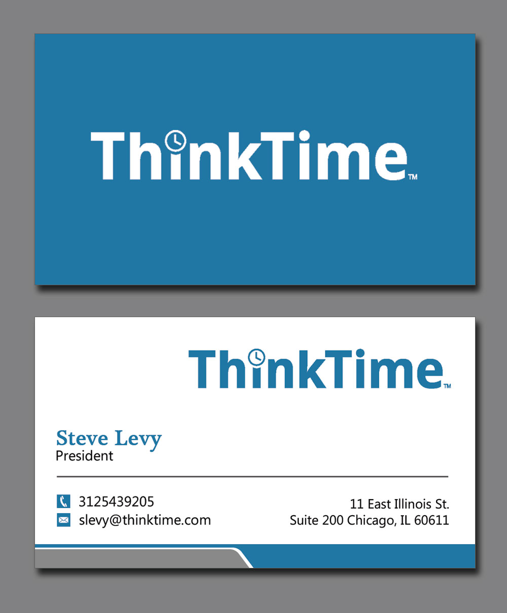 Visitenkarten-Design von Lanka Ama für ThinkTime  | Design #10302606