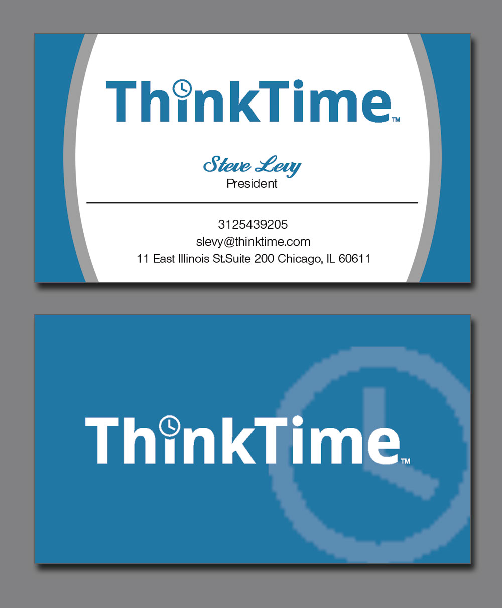 Visitenkarten-Design von Lanka Ama für ThinkTime  | Design #10302607