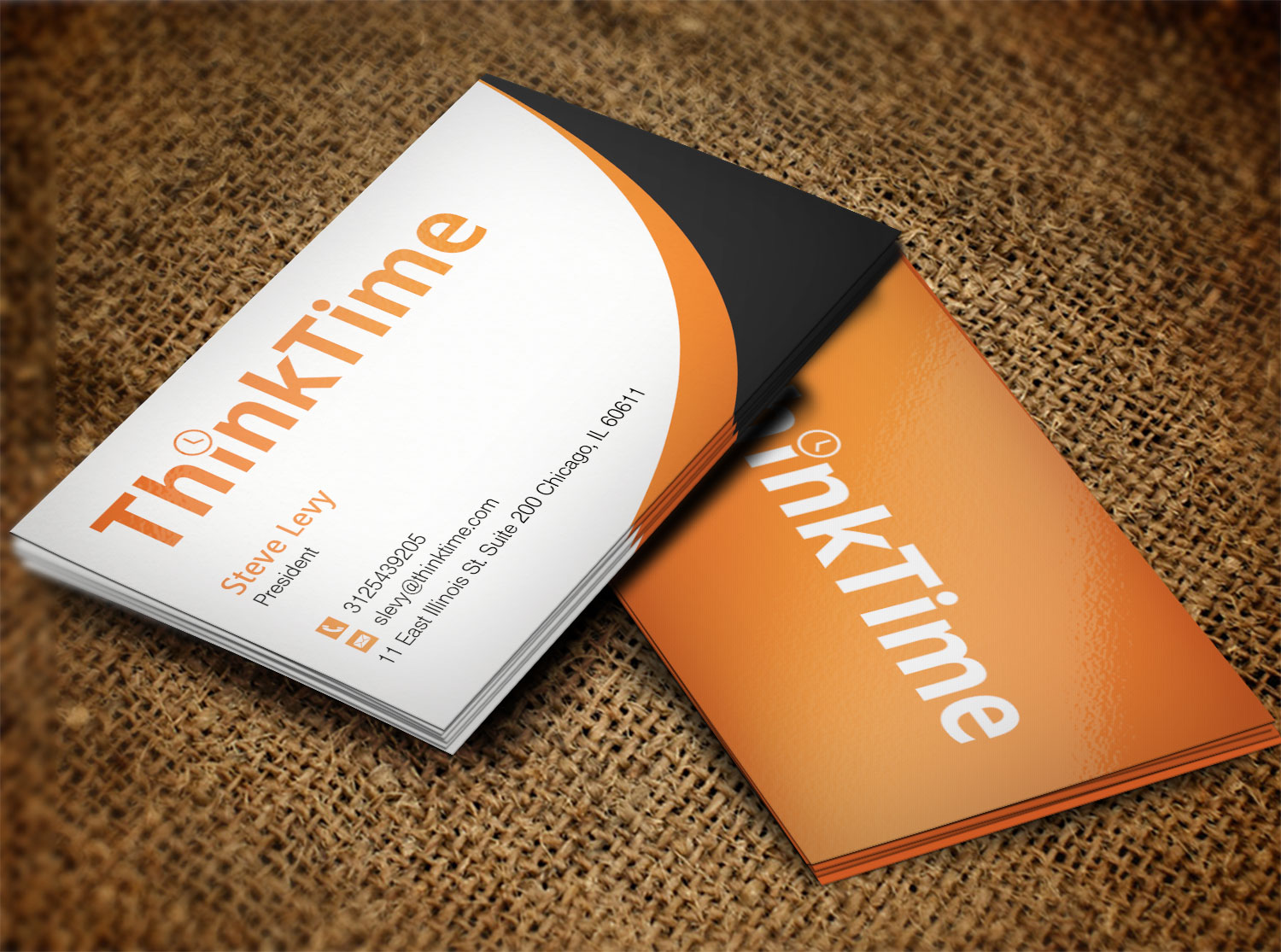 Visitenkarten-Design von Lanka Ama für ThinkTime  | Design #10302608