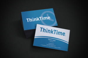 Business Card Design by Lanka Ama for ThinkTime  | Design: #10302609