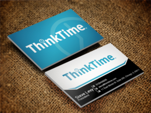 Business Card Design by Lanka Ama for ThinkTime  | Design: #10302613