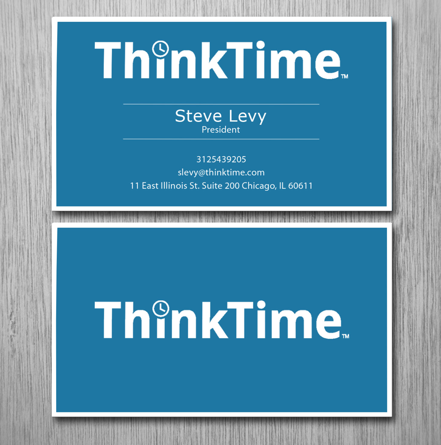 Business Card Design by Lanka Ama for ThinkTime  | Design #10302617