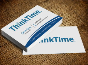 Business Card Design by Lanka Ama for ThinkTime  | Design: #10302618