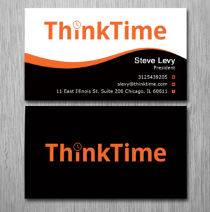 Business Card Design by Lanka Ama for ThinkTime  | Design: #10302620