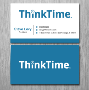 Business Card Design by Lanka Ama for ThinkTime  | Design: #10302621