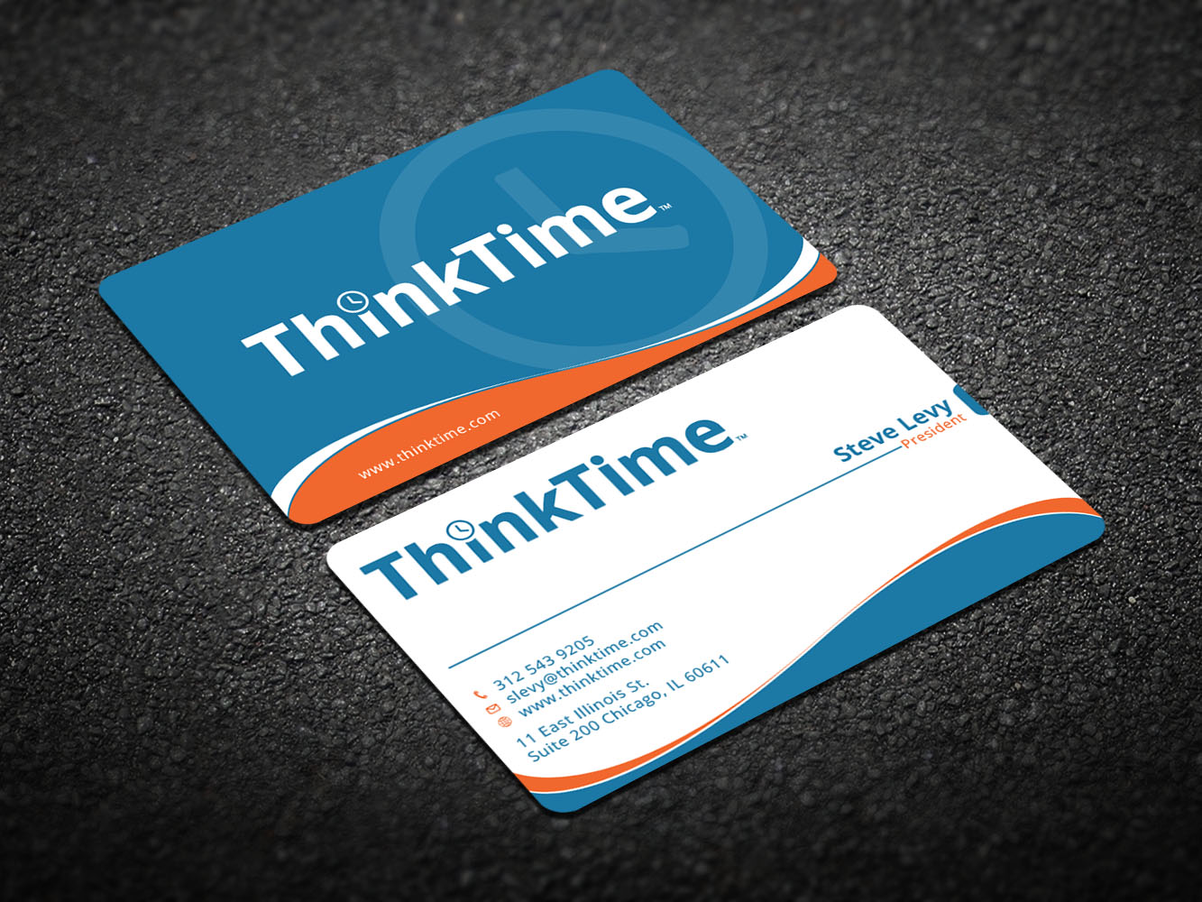 Business Card Design by Verified artistry (Design garden) for ThinkTime  | Design #10299766
