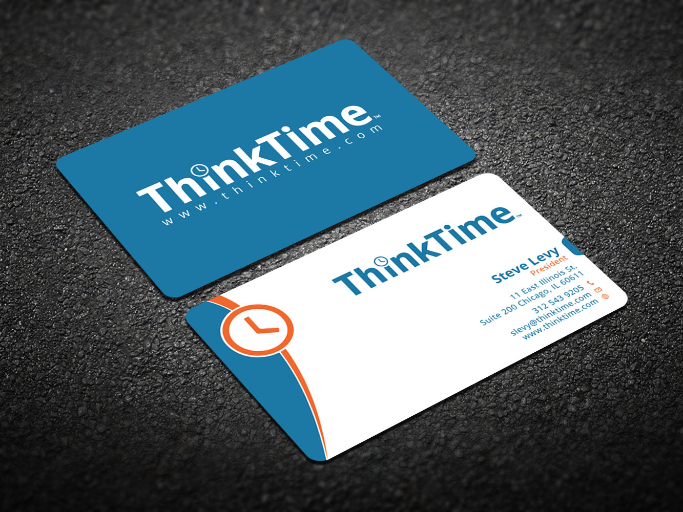 Business Card Design by Verified artistry (Design garden) for ThinkTime  | Design #10299781