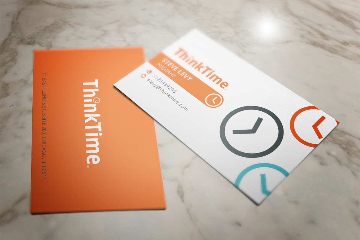 Business Card Design by Grafactory for ThinkTime  | Design #10303036