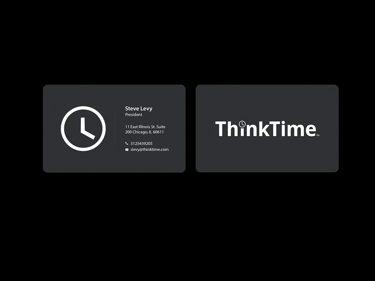 Business Card Design by Creations Box 2015 for ThinkTime  | Design #10303975
