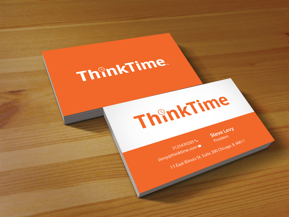 Business Card Design by Creations Box 2015 for ThinkTime  | Design #10303977