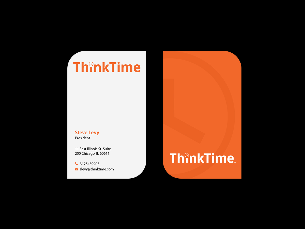 Business Card Design by Creations Box 2015 for ThinkTime  | Design #10303978