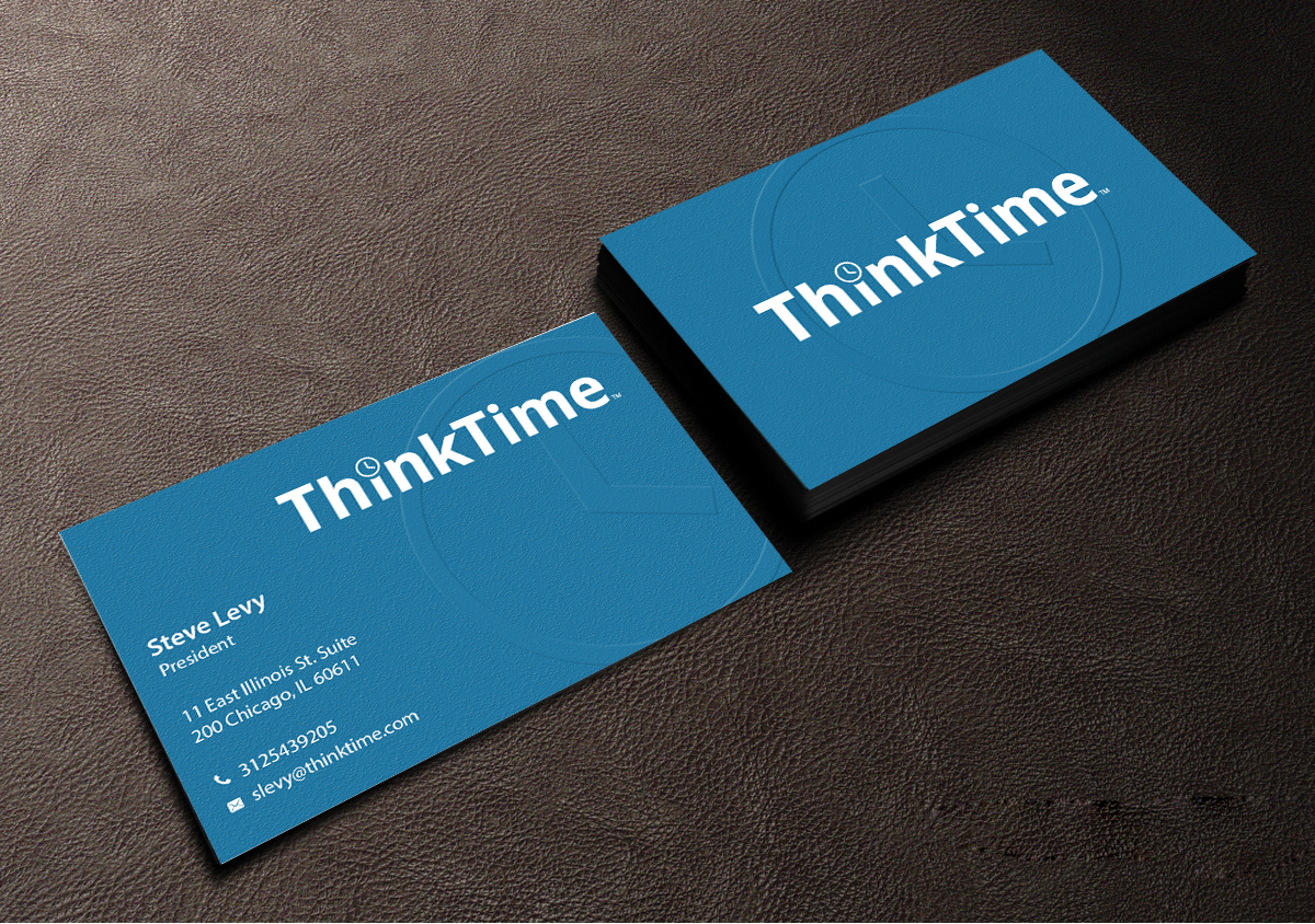 Business Card Design by Creations Box 2015 for ThinkTime  | Design #10303979