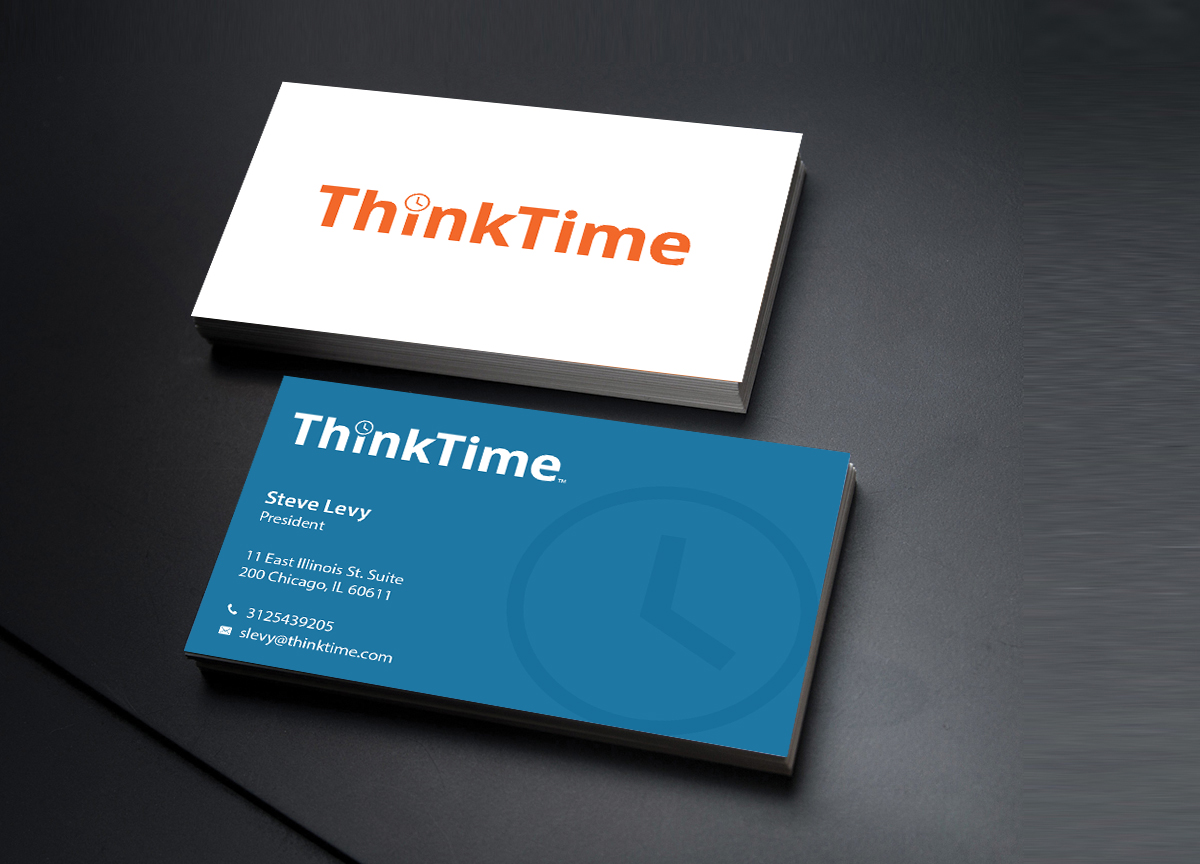 Business Card Design by Creations Box 2015 for ThinkTime  | Design #10303982