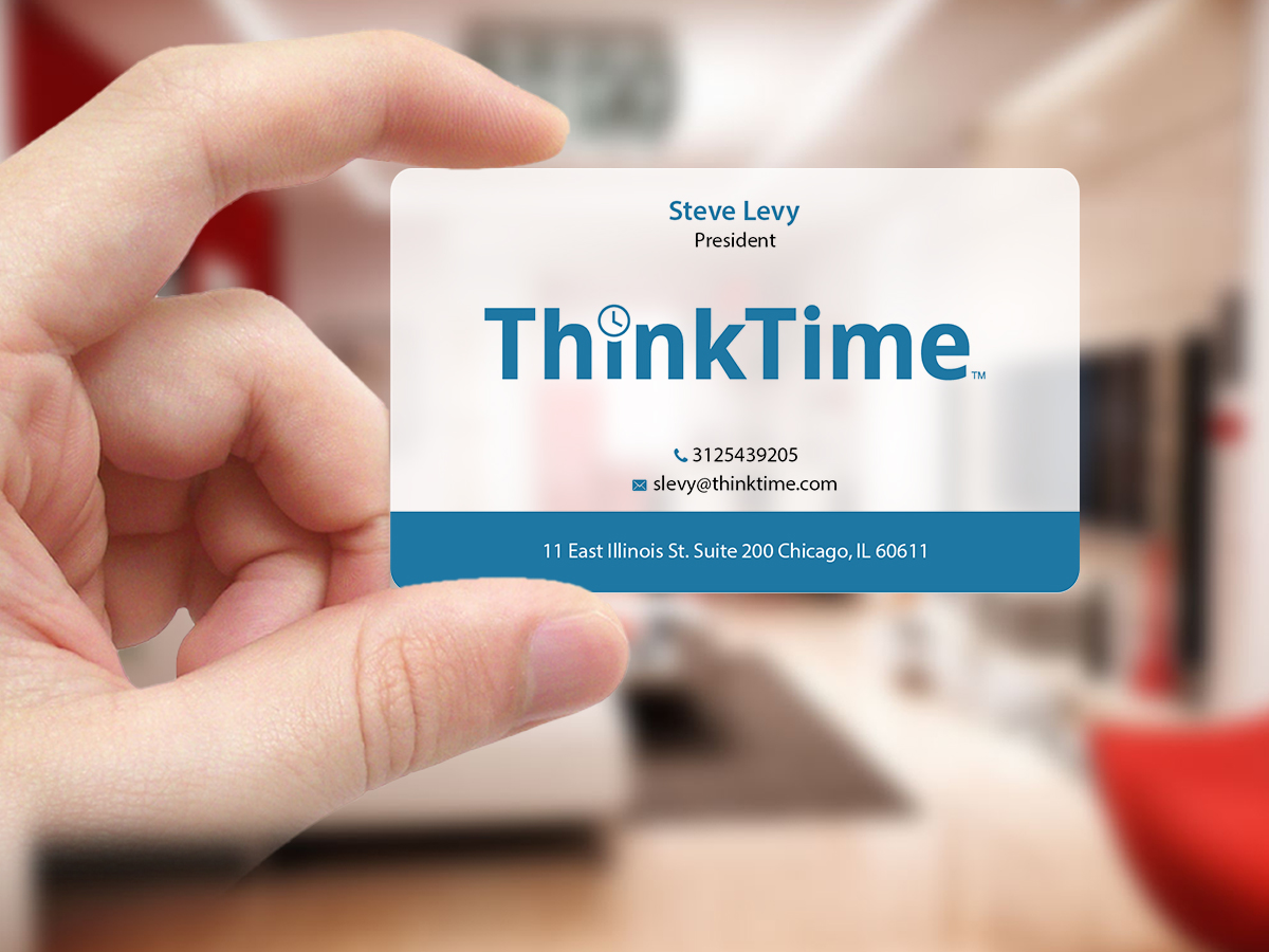 Business Card Design by Creations Box 2015 for ThinkTime  | Design #10303985