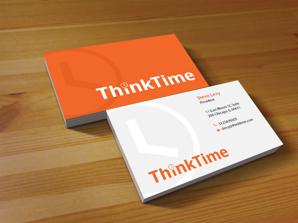 Business Card Design by Creations Box 2015 for ThinkTime  | Design #10303986