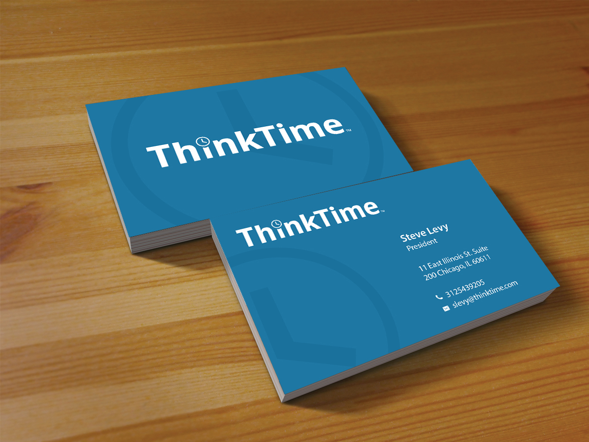 Business Card Design by Creations Box 2015 for ThinkTime  | Design #10303988