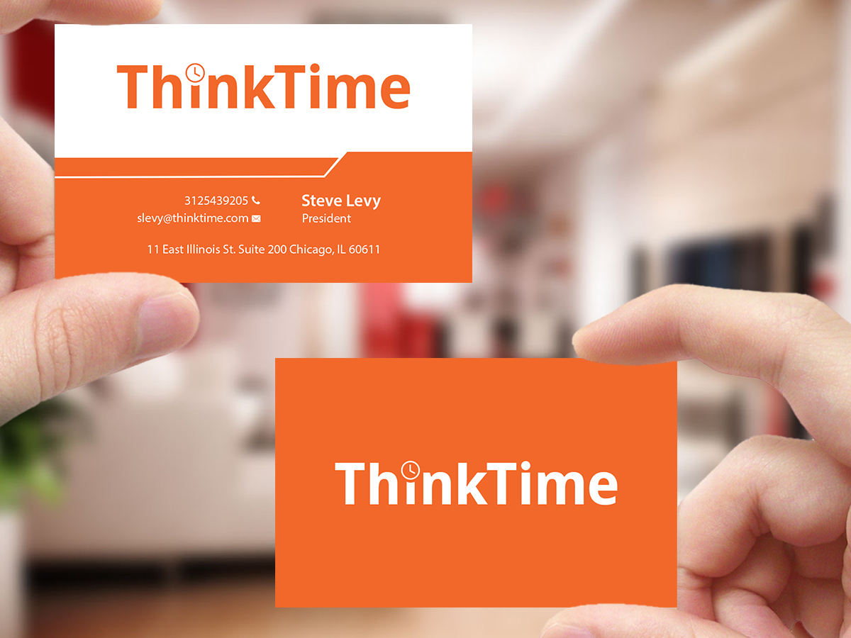 Business Card Design by Creations Box 2015 for ThinkTime  | Design #10303989