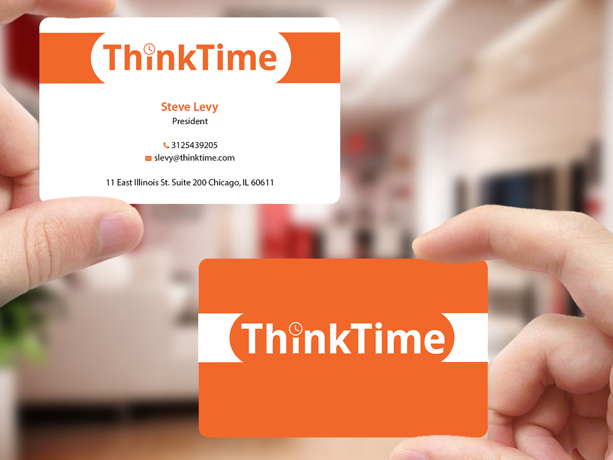 Business Card Design by Creations Box 2015 for ThinkTime  | Design #10303992