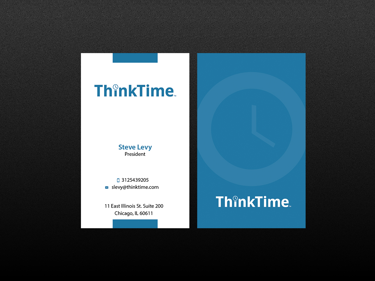 Business Card Design by Creations Box 2015 for ThinkTime  | Design #10303994