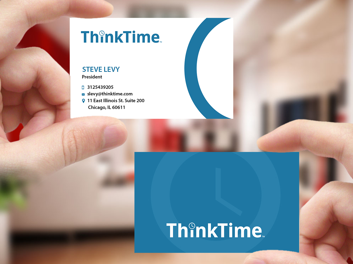 Business Card Design by Creations Box 2015 for ThinkTime  | Design #10303999